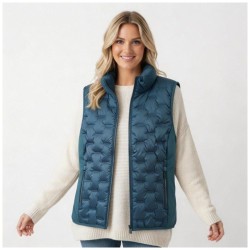 Gilet Matelassé Bleu Sarcelle TOM TAILOR | Padded Vest