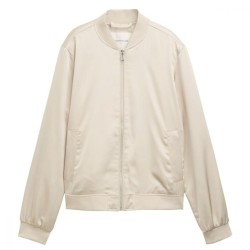 Jacket Bomber Beige Sable TOM TAILOR | Veste Femme