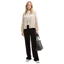 Jacket Bomber Beige Sable TOM TAILOR | Veste Femme 2